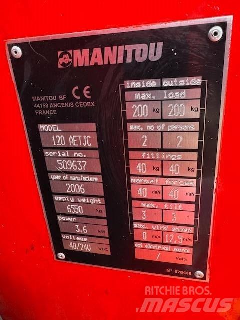 Manitou 120 AET JC Zglobne dvižne ploščadi
