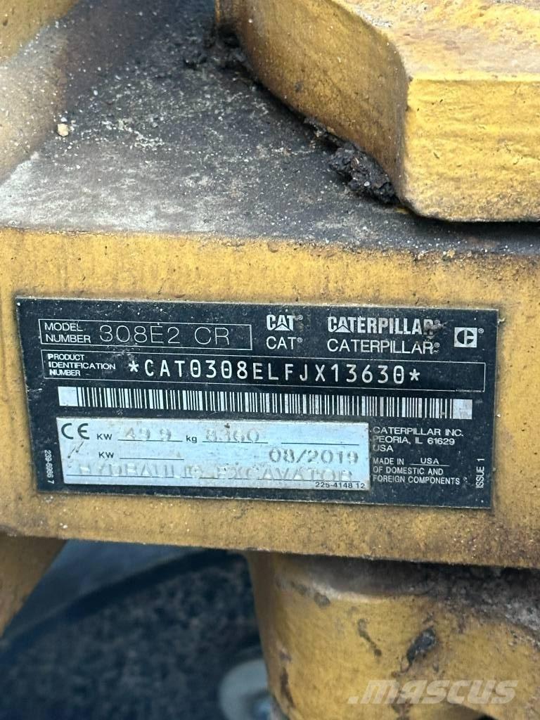 CAT 308 E 2 CR Midi bagri 7t – 12t