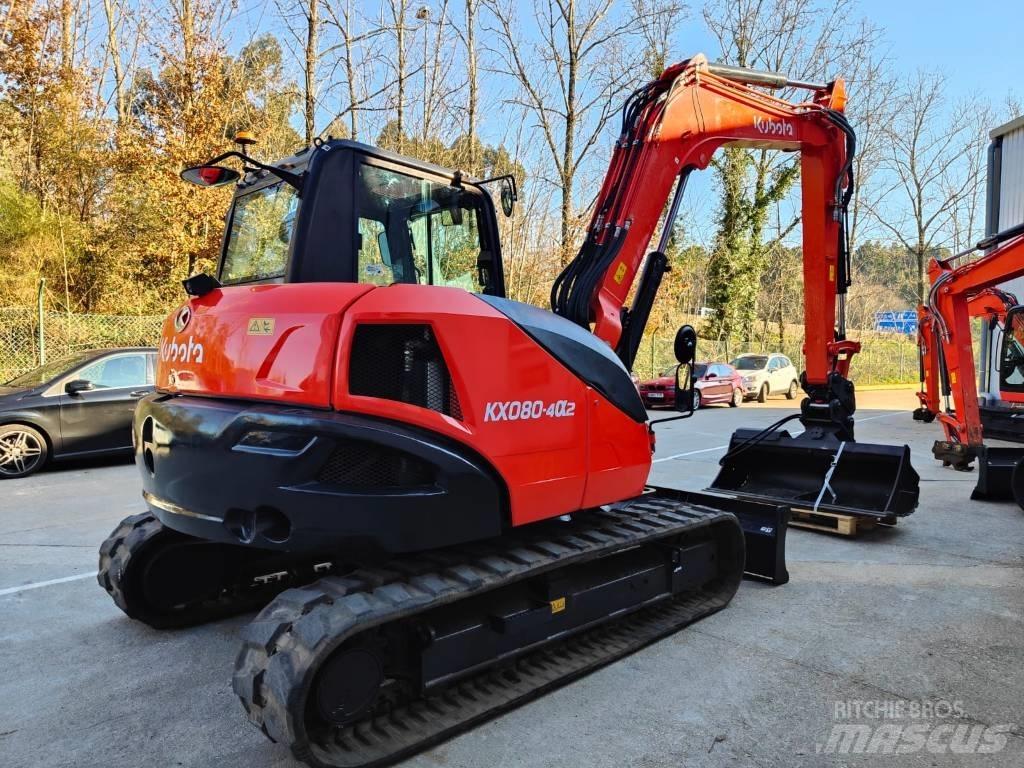 Kubota KX080-4a2 Midi bagri 7t – 12t