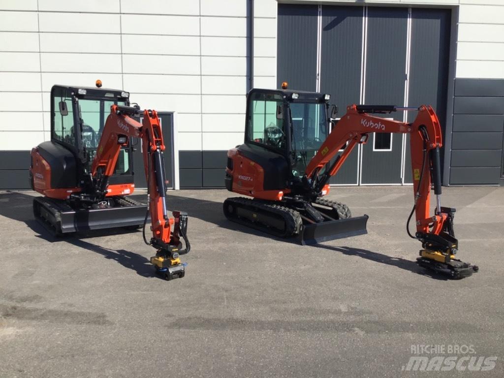 Kubota KX 027 Mini bagri <7t