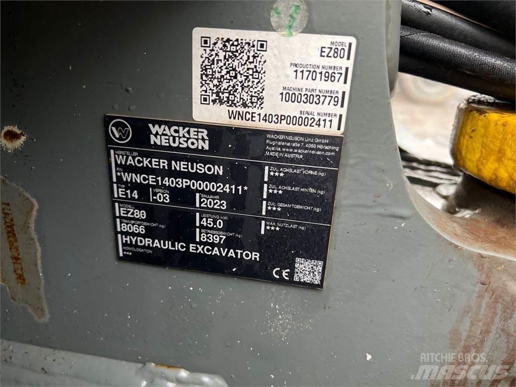 Wacker Neuson EZ80 Bagri goseničarji