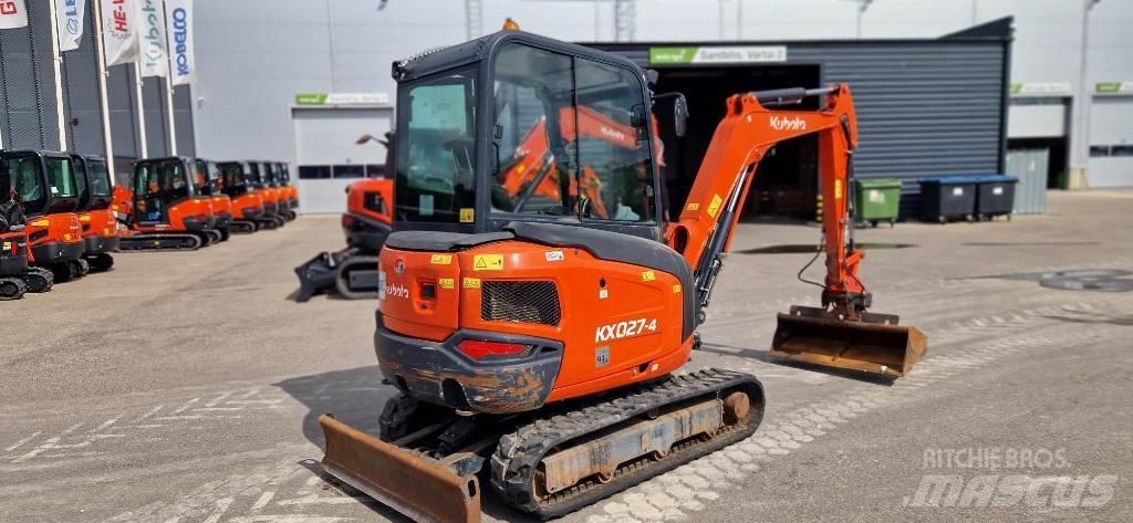Kubota KX 027 Mini bagri <7t