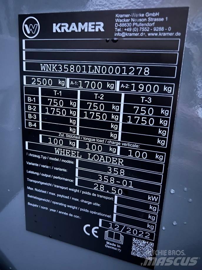 Kramer 5040 Kolesni nakladalci