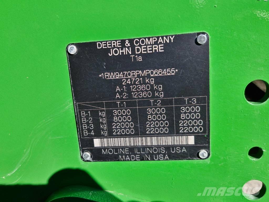 John Deere 9470 R Traktorji