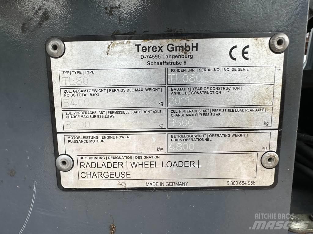 Terex TL 80 Kolesni nakladalci