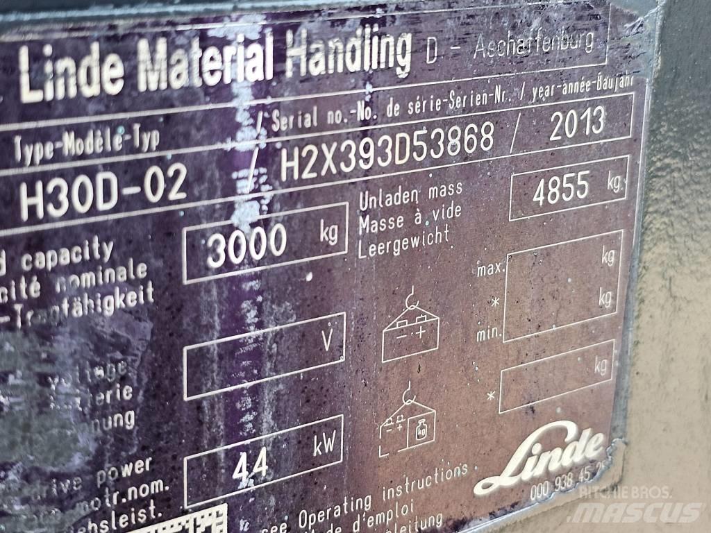 Linde H30D-02 Dizelski viličarji