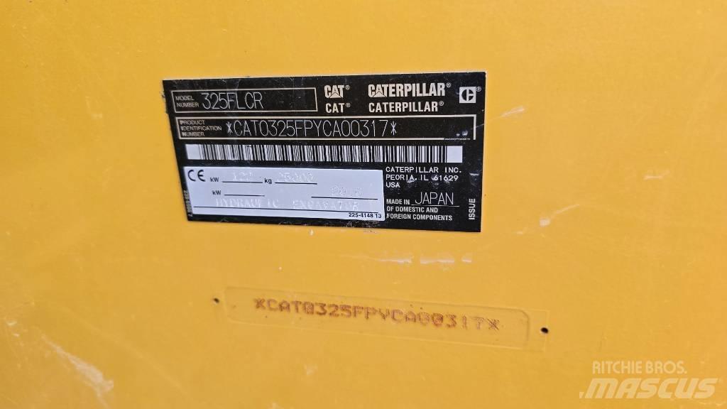 CAT 325 FL CR Bagri goseničarji