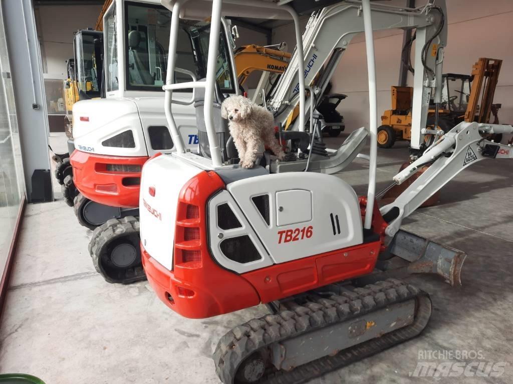 Takeuchi TB216 Mini bagri <7t