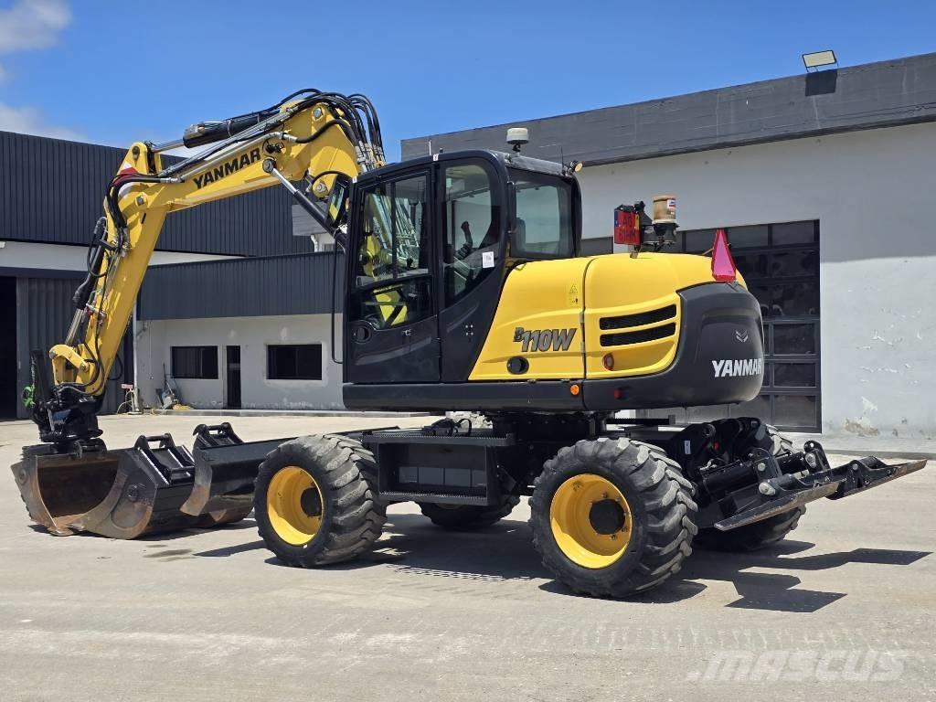 Yanmar B 110 W Bagri na kolesih