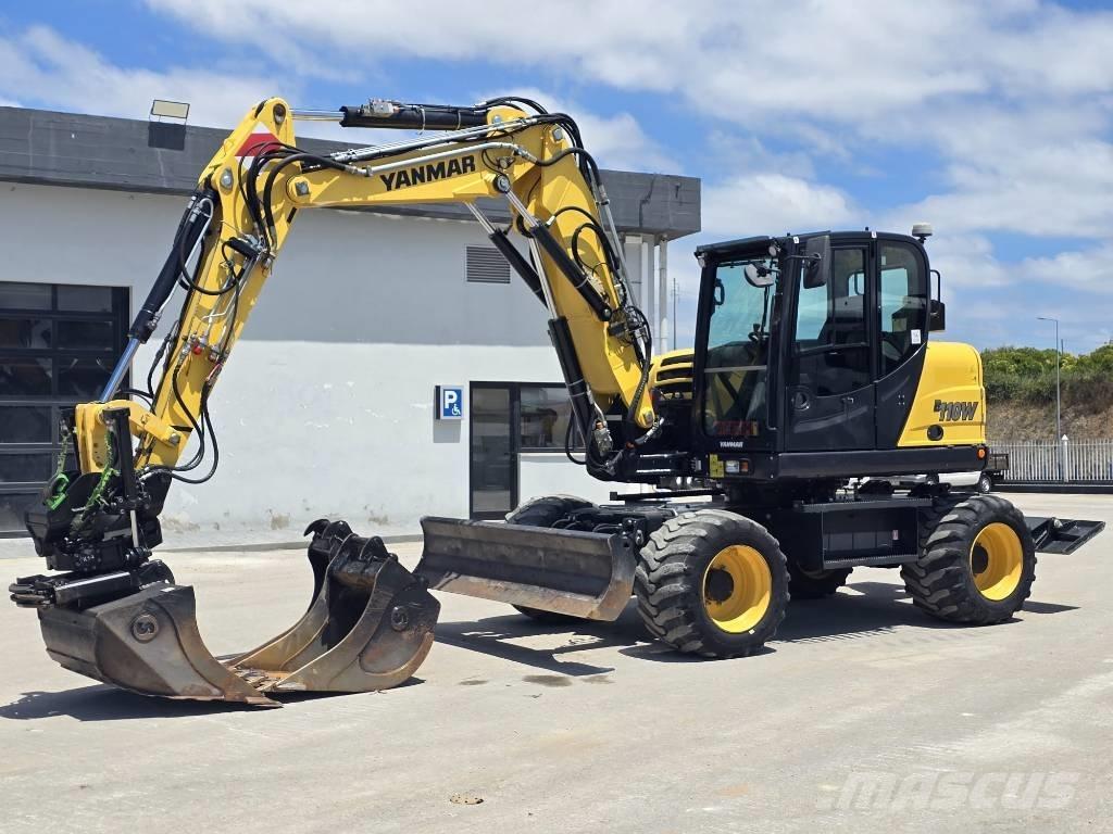Yanmar B 110 W Bagri na kolesih