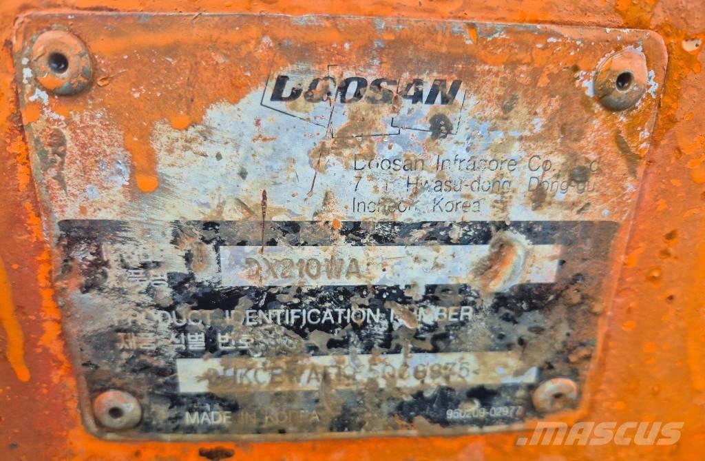 Doosan DX 210 WA Bagri na kolesih