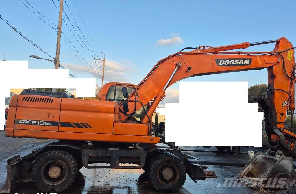 Doosan DX 210 WA Bagri na kolesih