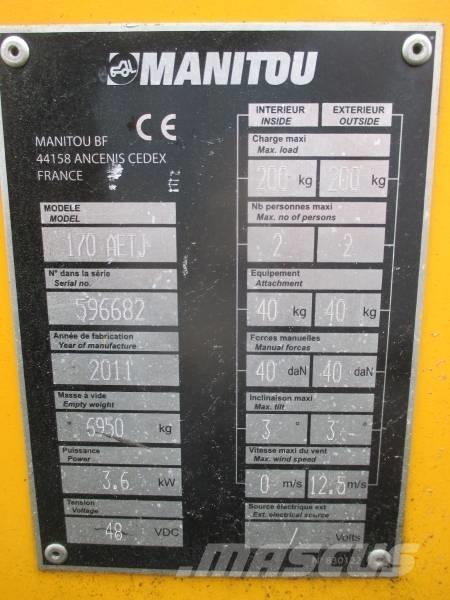 Manitou 170AETJ Zglobne dvižne ploščadi