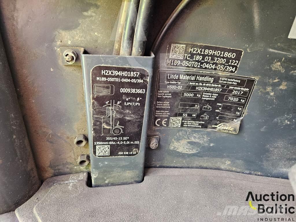 Linde H50D-02 Dizelski viličarji