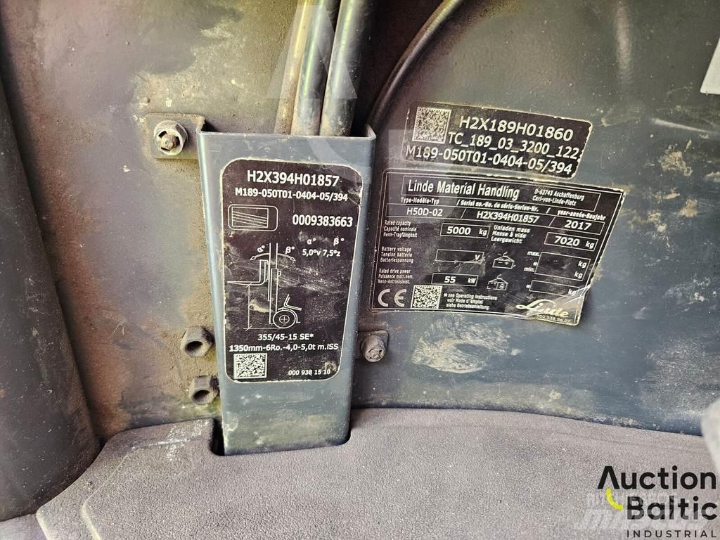 Linde H50D-02 Dizelski viličarji