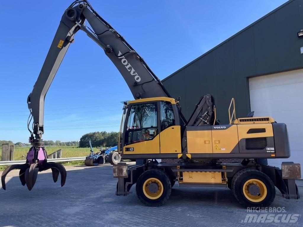 Volvo EW 210 MH Bagri za prekladanje primarnih/sekundarnih surovin