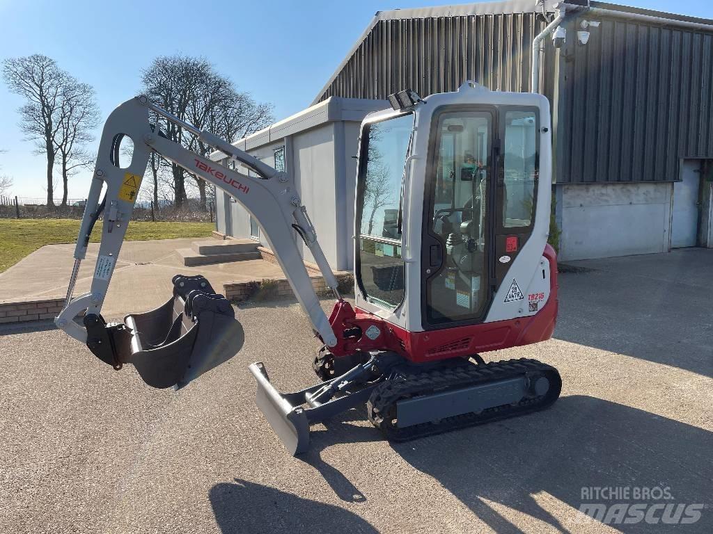 Takeuchi TB 216 Mini bagri <7t