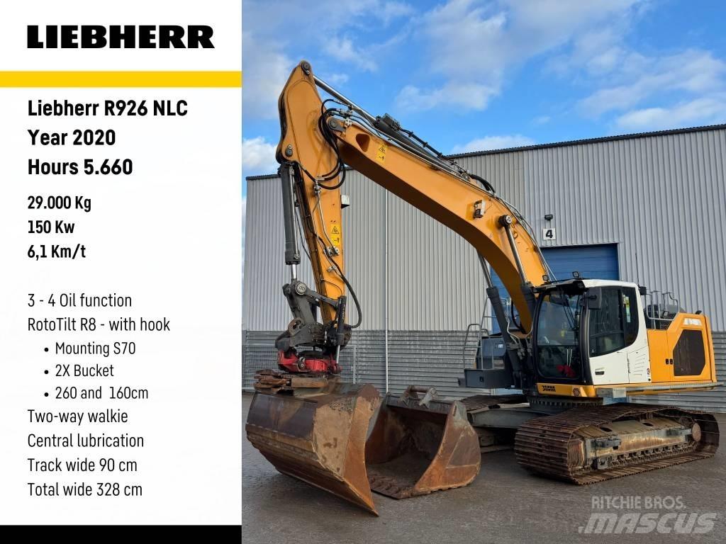 Liebherr R 926 Bagri goseničarji