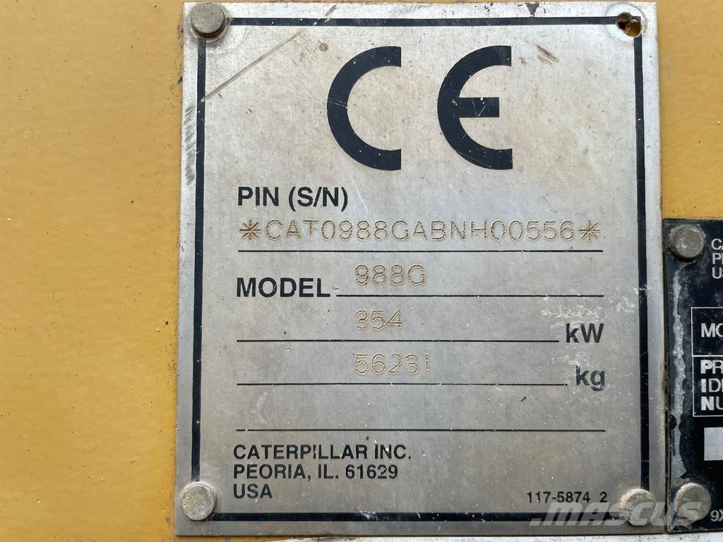 CAT 988G Kolesni nakladalci