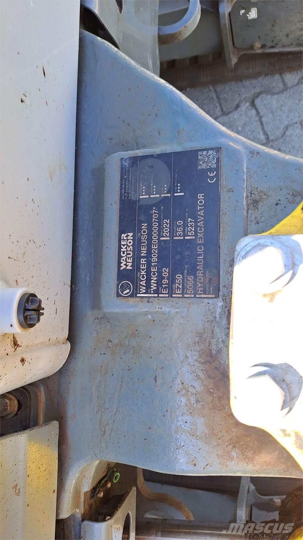 Wacker Neuson EZ50 Bagri goseničarji