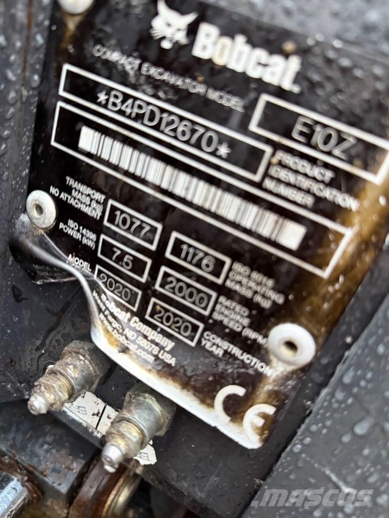 Bobcat E 10z Mini bagri <7t