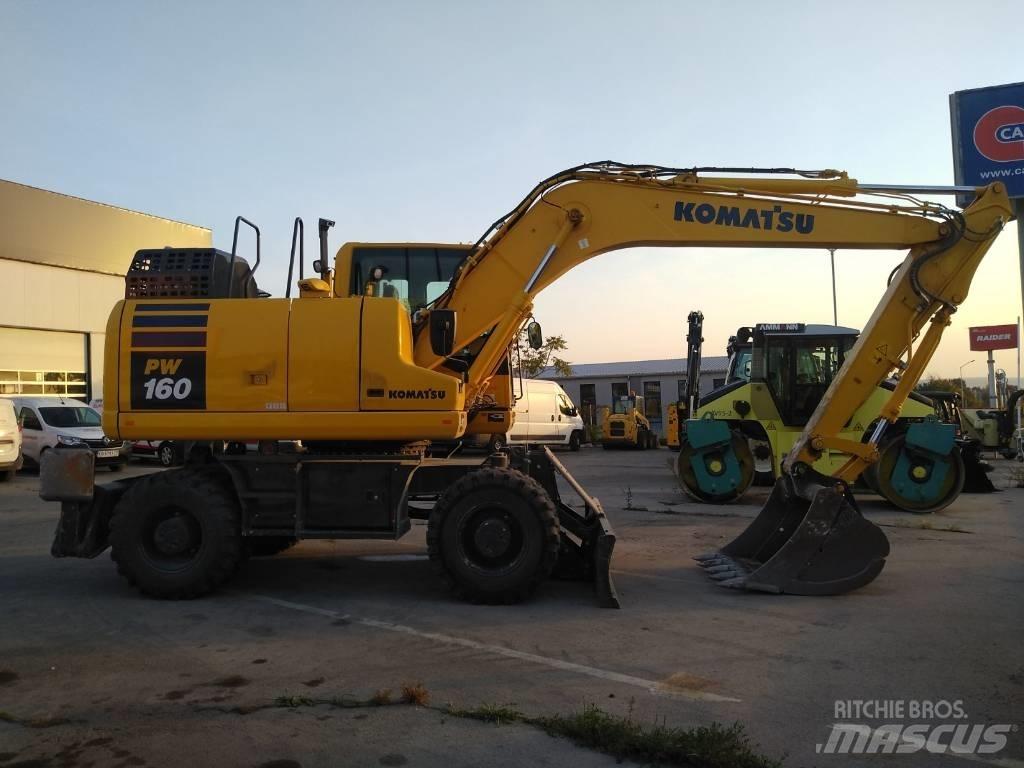 Komatsu pw160-11 Bagri na kolesih