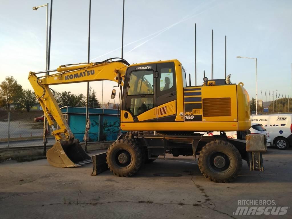 Komatsu pw160-11 Bagri na kolesih