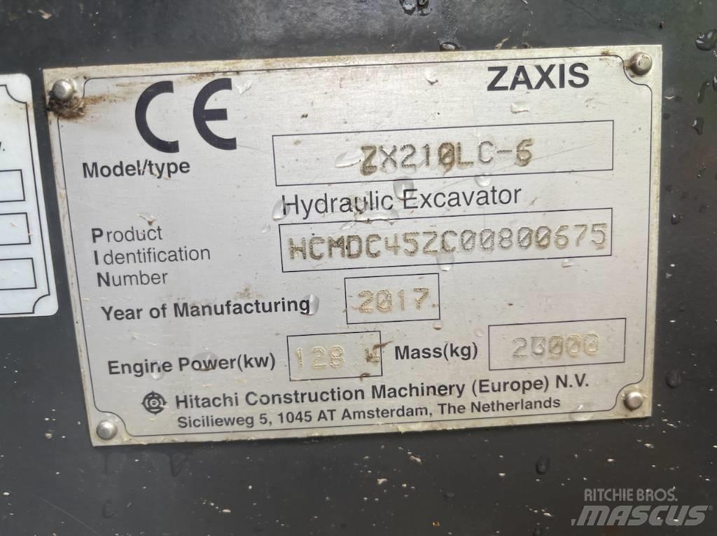 Hitachi ZX 210 LC-6 Bagri goseničarji