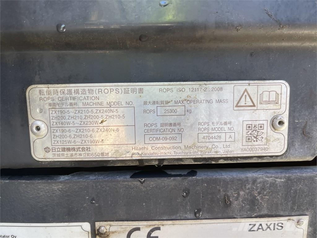 Hitachi ZX 210 LC-6 Bagri goseničarji