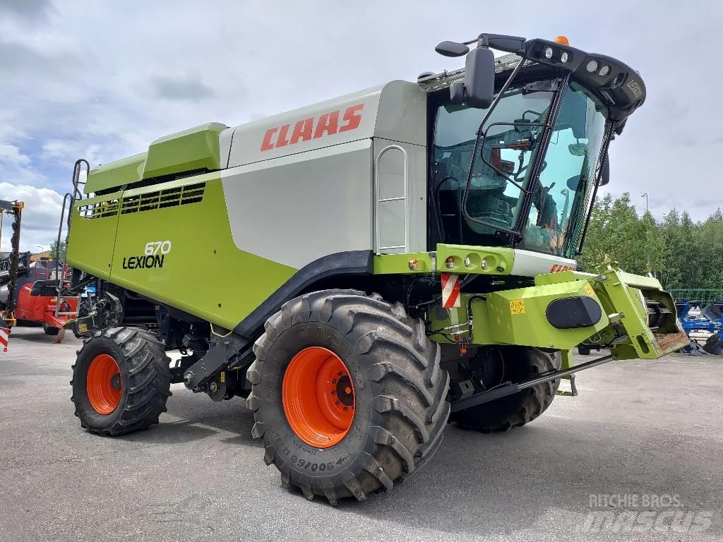 CLAAS Lexion 670 Kombajni