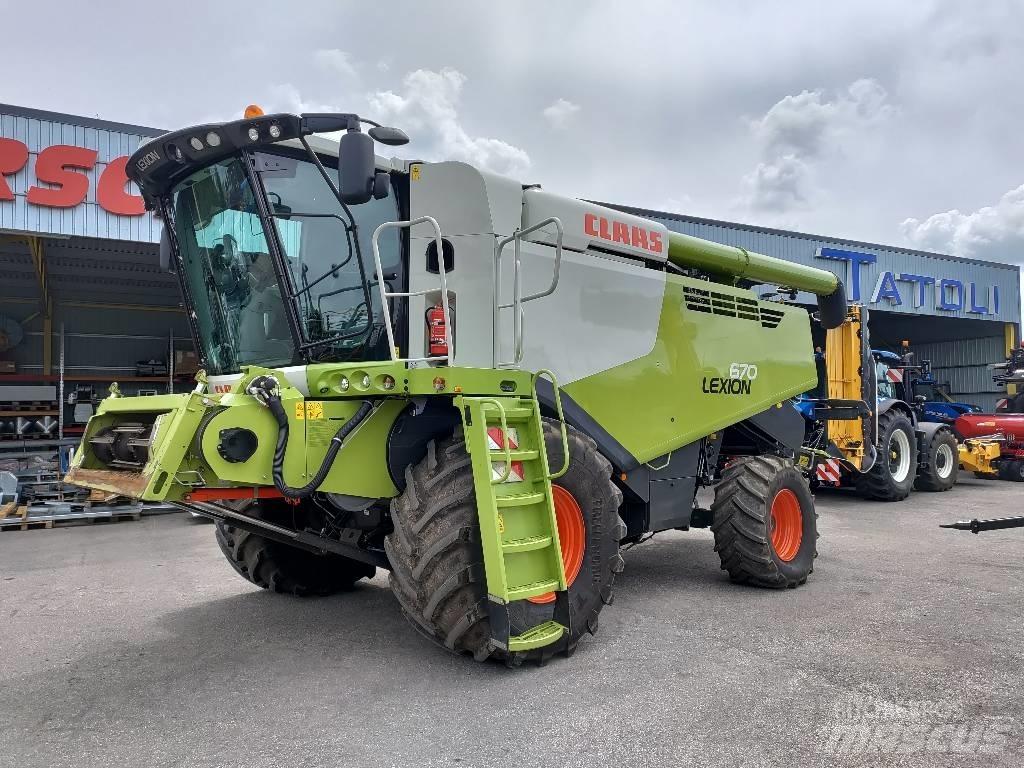 CLAAS Lexion 670 Kombajni