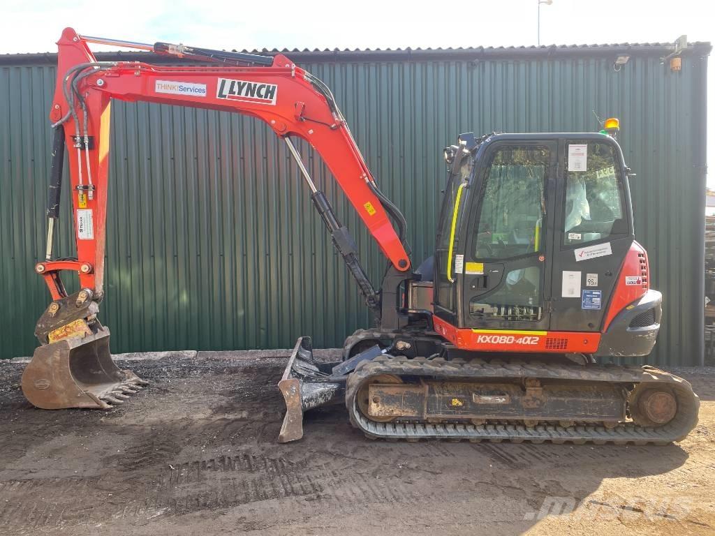 Kubota KX 080-4a2 Midi bagri 7t – 12t