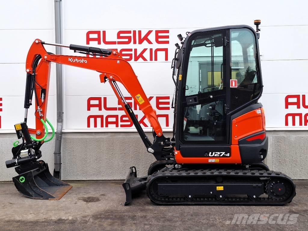 Kubota U 27-4 Mini bagri <7t