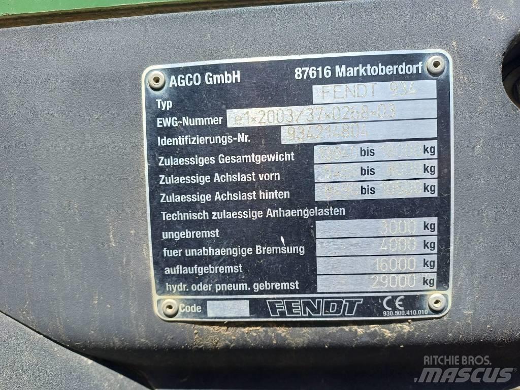 Fendt 936 Vario Traktorji