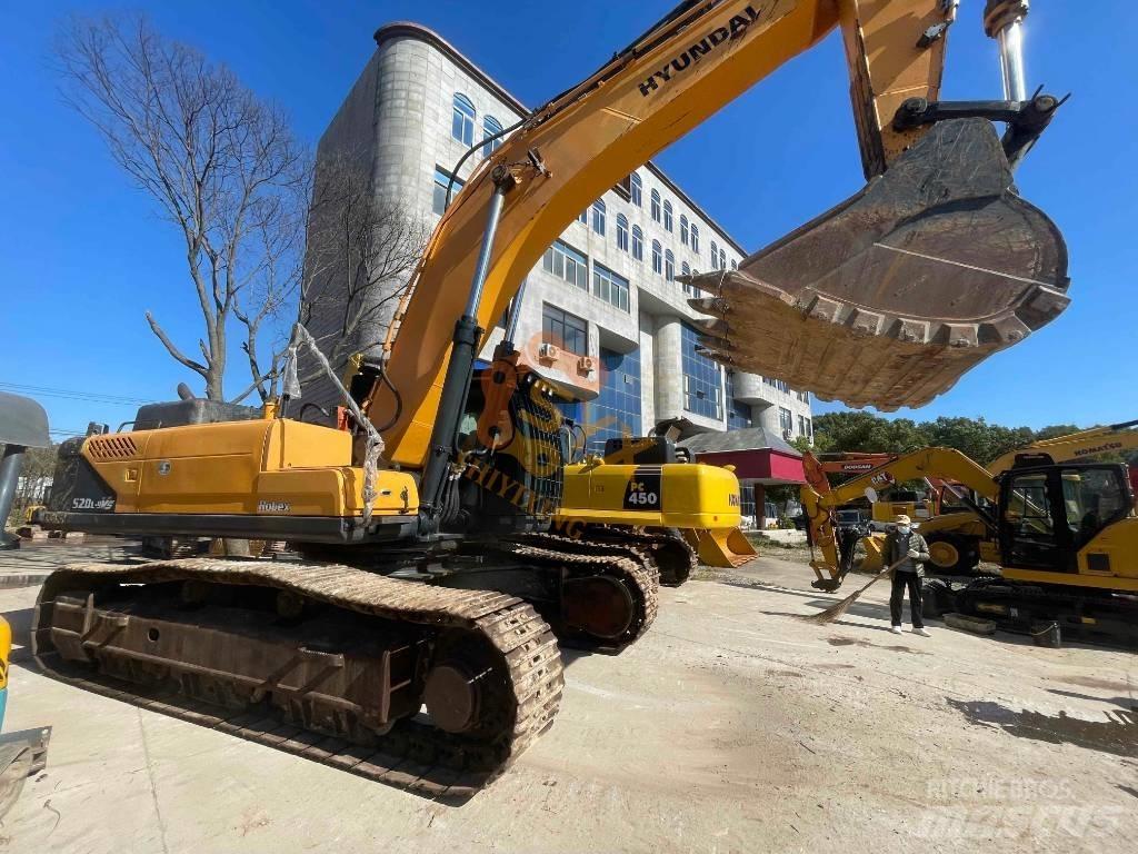 Hyundai Robex 520 VS Bagri goseničarji