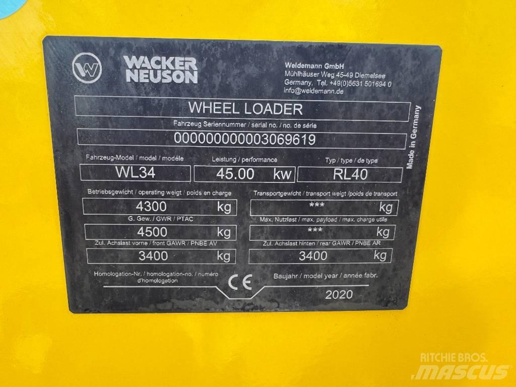Wacker Neuson WL34 Kolesni nakladalci