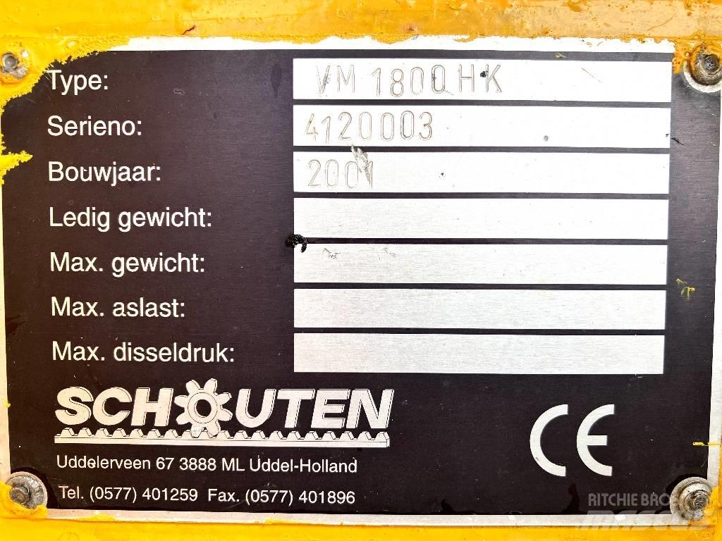 Schouten VM 1800 HK Cestni pometači