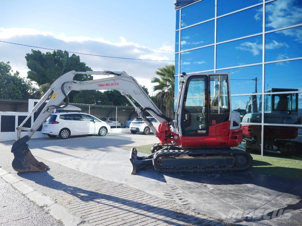 Takeuchi TB 260 Mini bagri <7t