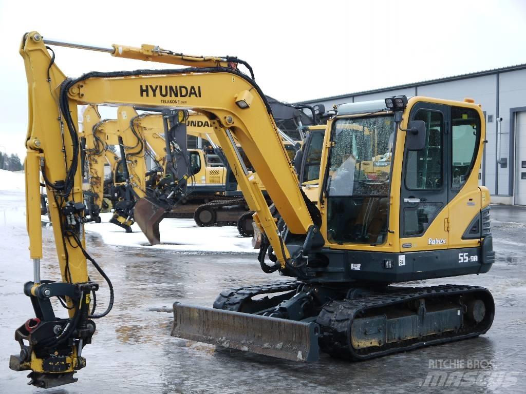 Hyundai R 55-9A Mini bagri <7t