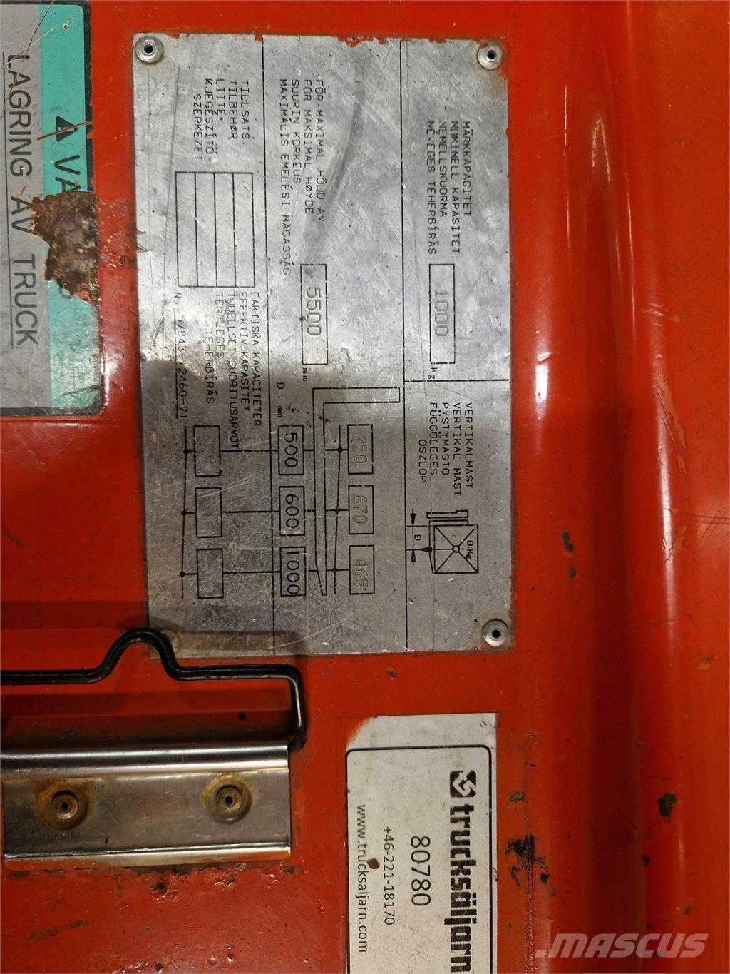 Toyota FBESF15 Električni viličarji