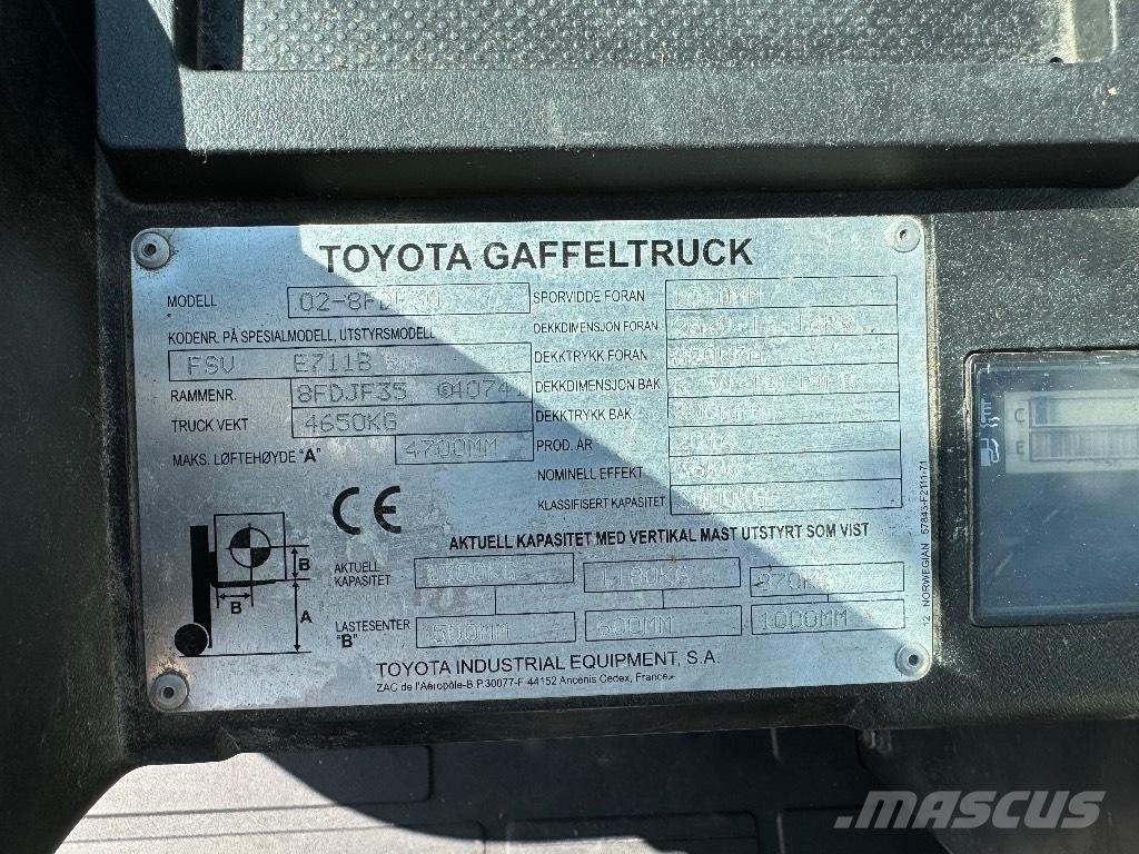 Toyota 02-8FDF30 Dizelski viličarji