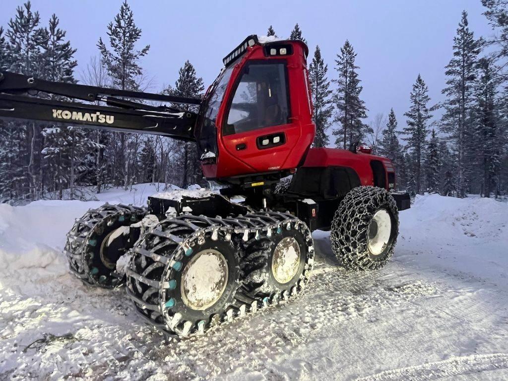 Komatsu 901 Harvesterji