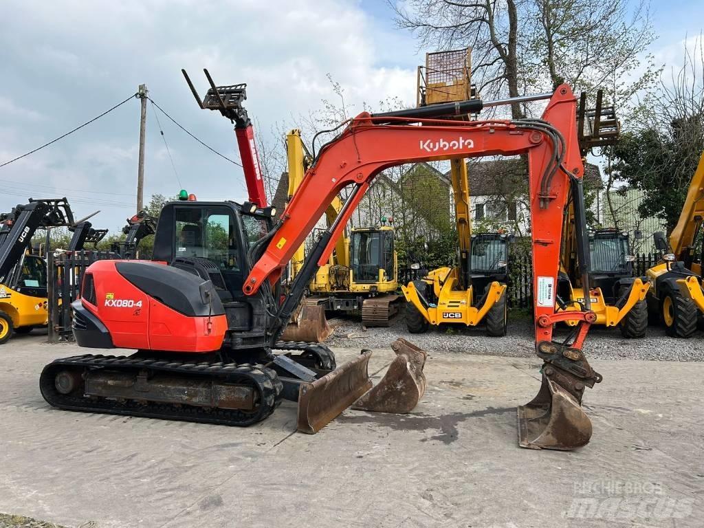 Kubota KX 80-4 Midi bagri 7t – 12t