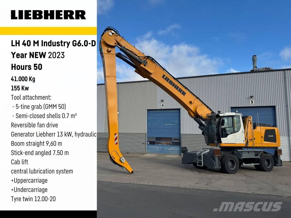 Liebherr LH40 Bagri za prekladanje primarnih/sekundarnih surovin