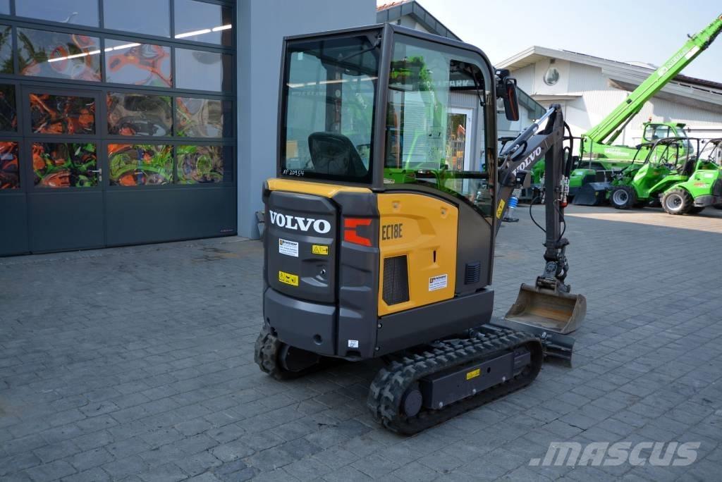 Volvo EC 18 E Mini bagri <7t
