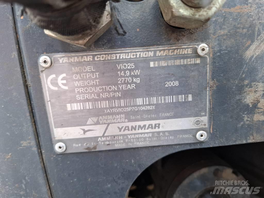 Yanmar ViO25 Mini bagri <7t