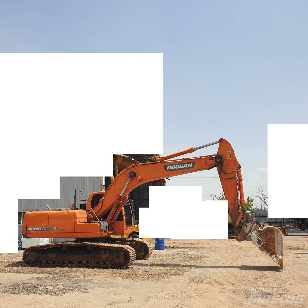 Doosan DX 220 LCA Bagri goseničarji