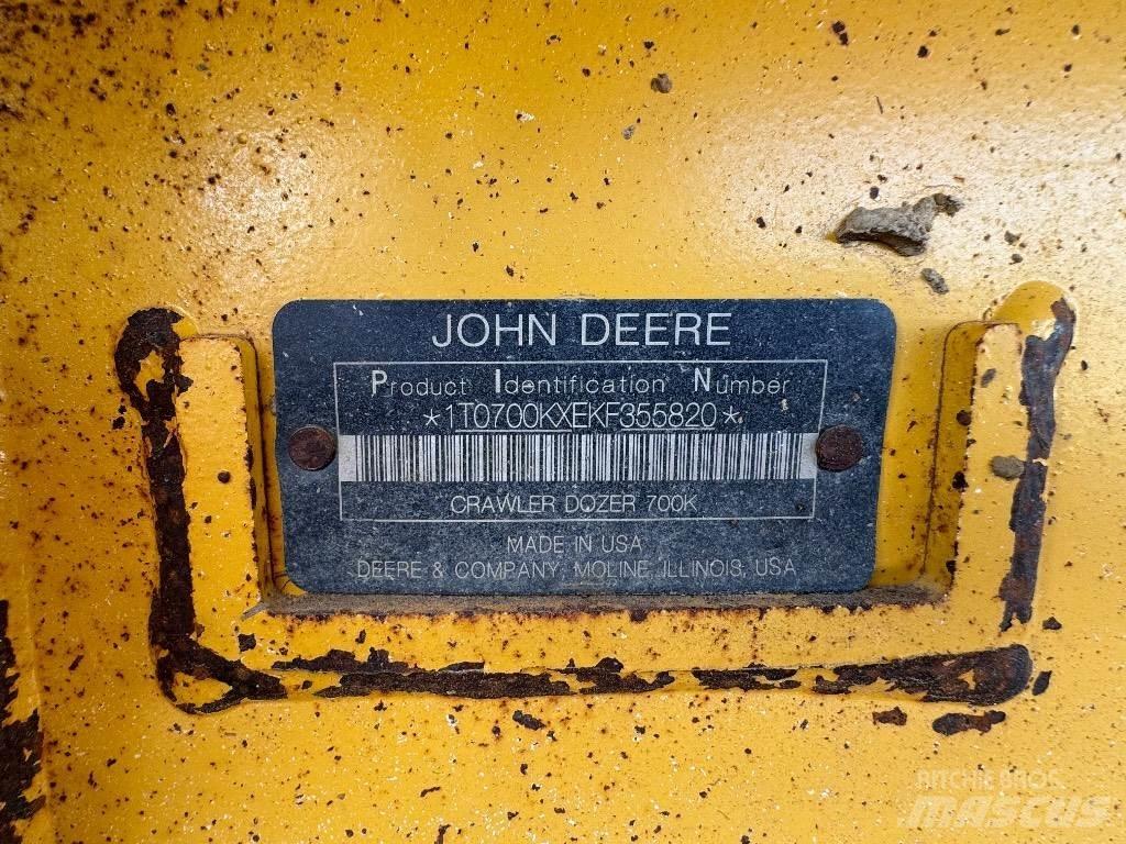 DEERE 700K LGP Buldožerji goseničarji