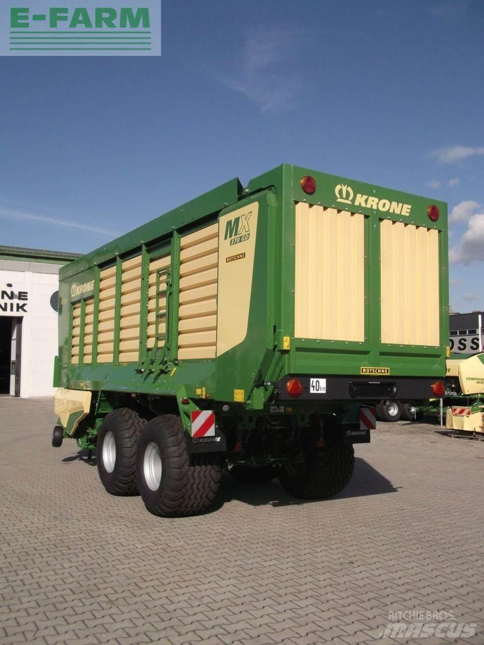 Krone mx 370 gd Prikolice za žito