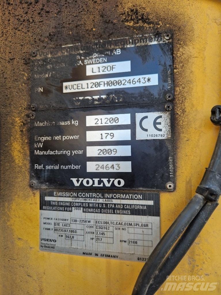 Volvo L 120 F Kolesni nakladalci